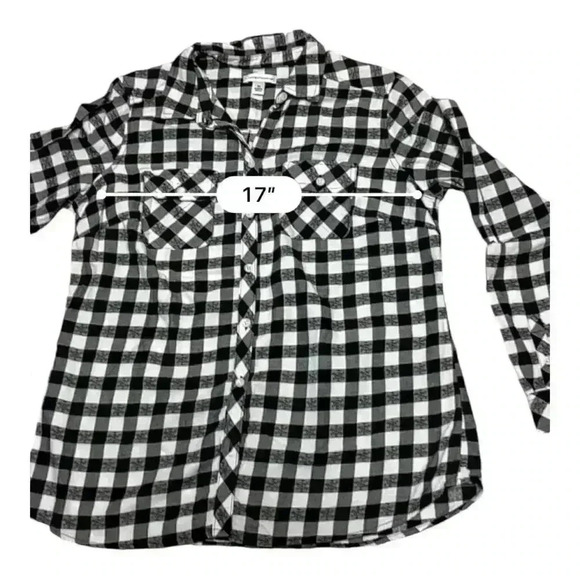 Women’s Croft and Barrow The extra Soft Plaid Flannel Shirt size M | Pre loved - Picture 4 of 8